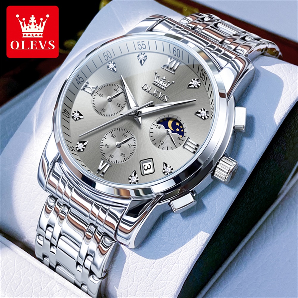 Luxury Watch Men - OLEVS 2858 Кварцевые часы для мужчин