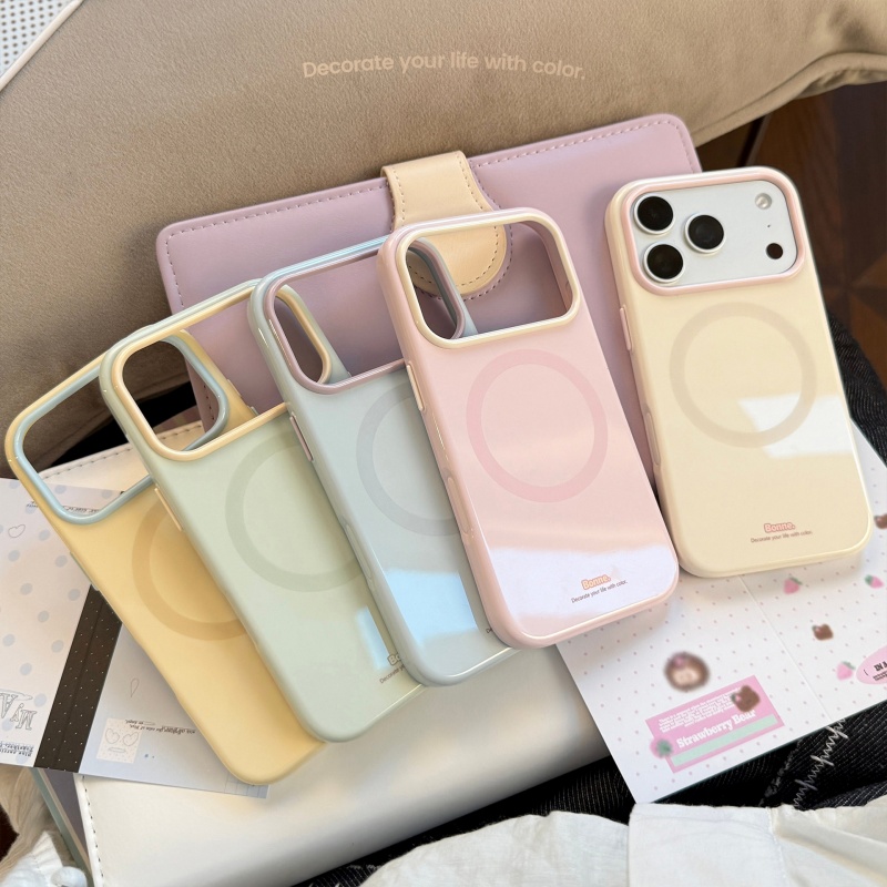 Premium Cigar Case - Милый контрастный магнитный чехол-накладка для iPhone