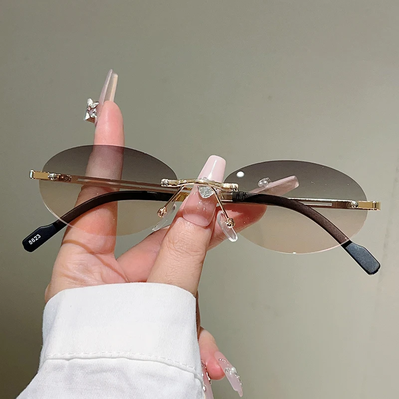 Безободковые овальные солнцеза – обзор и цена Designer Sunglasses