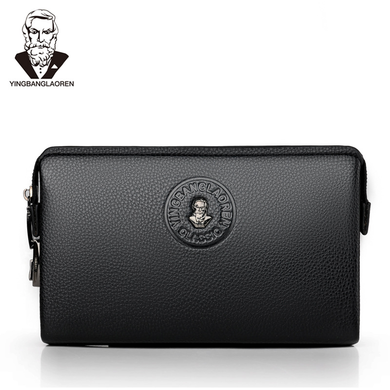 Мужские длинные кошельки для д – обзор и цена Leather Wallet Men