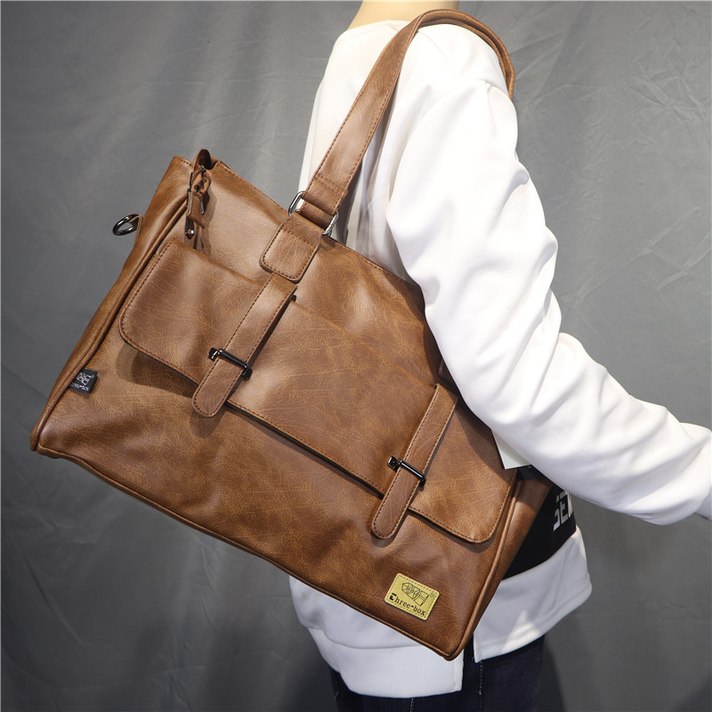 Корейская модельерская кожаная – обзор и цена Leather Briefcase